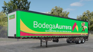 Skin Truck Simulator Big Rigs Box Trailer.