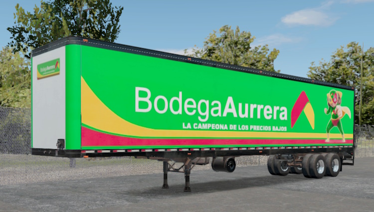 Skin Truck Simulator Big Rigs Box Trailer.
