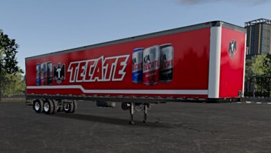 Skin Truck Simulator Big Rigs Box Trailer.