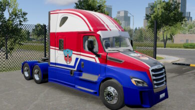 Skin Truck Simulator Big Rigs Freightliner Cascadia.