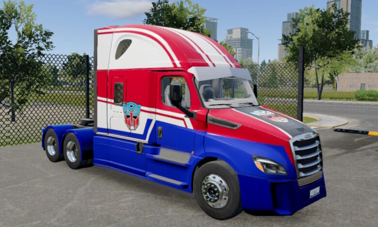 Skin Truck Simulator Big Rigs Freightliner Cascadia.
