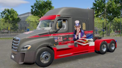 Skin Truck Simulator Big Rigs Cascadia.