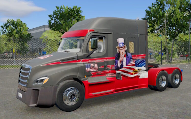 Skin Truck Simulator Big Rigs Cascadia.