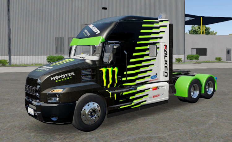 Skin Truck Simulator Big Rigs Mack Anthem.