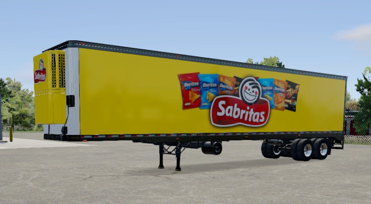 Skin Truck Simulator Big Rigs Reefer Trailer.