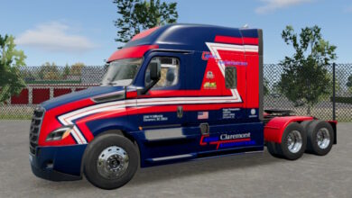 Truck Simulator Big Rigs Cascadia Skin.