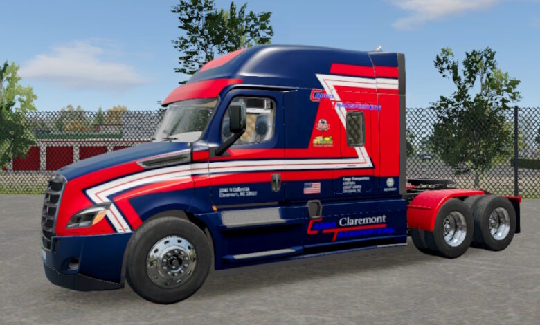 Truck Simulator Big Rigs Cascadia Skin.
