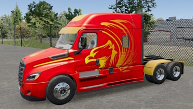 Truck Simulator Big Rigs Cascadia Skin.