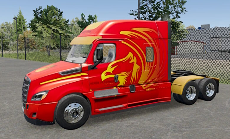 Truck Simulator Big Rigs Cascadia Skin.