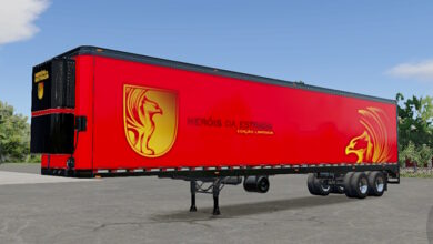 Truck Simulator Big Rigs Skin Reefer Trailer.