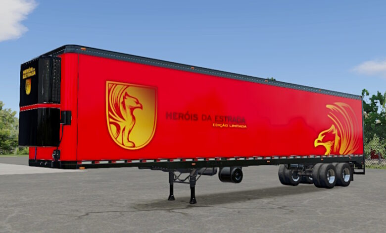 Truck Simulator Big Rigs Skin Reefer Trailer.