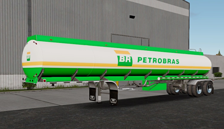 Single Tanker Trailer skin for Truck Simulator Big Rigs.