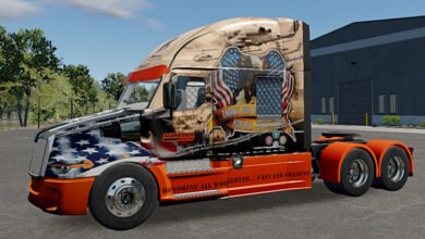 Skin Truck Simulator Big Rigs Western star.