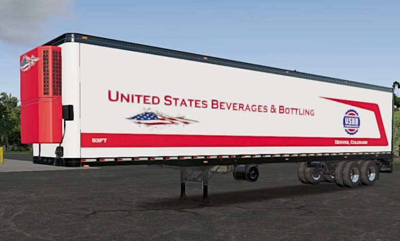 Truck Simulator Big Rigs Skin Reefer Trailer.