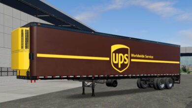 Truck Simulator Big Rigs skin Reefer Trailer.