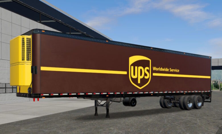 Truck Simulator Big Rigs skin Reefer Trailer.