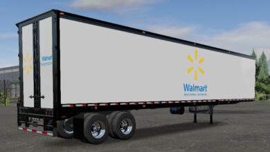 Skin Truck Simulator Big Rigs Box Trailer.
