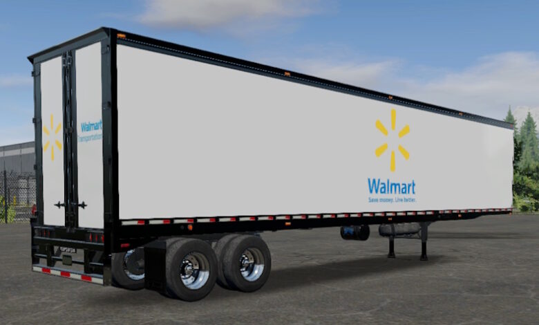 Skin Truck Simulator Big Rigs Box Trailer.