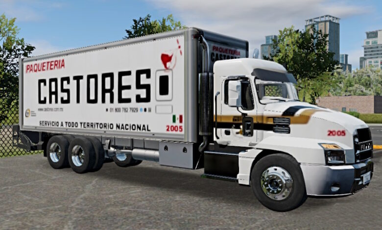 Skin Truck Simulator Big Rigs Mack Anthem.