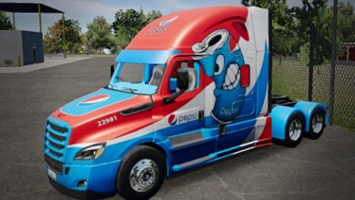 Skin Truck Simulator Big Rigs Freightliner Cascadia.