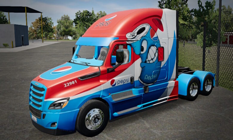 Skin Truck Simulator Big Rigs Freightliner Cascadia.