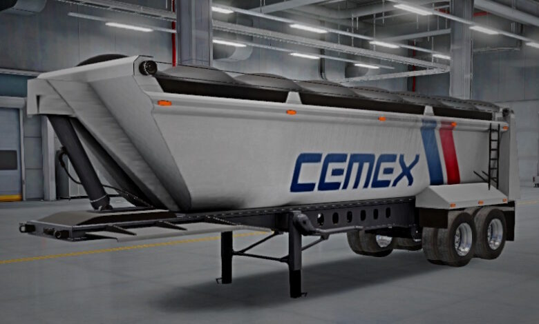 Truck Simulator Big Rigs skin Tipper Trailer.