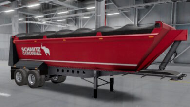 Truck Simulator Big Rigs skin Tipper Trailer.