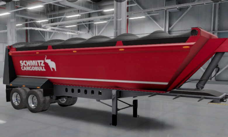 Truck Simulator Big Rigs skin Tipper Trailer.