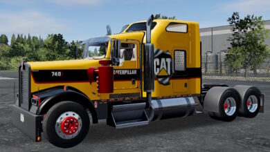 Truck Simulator Big Rigs Skin Kenworth W900.