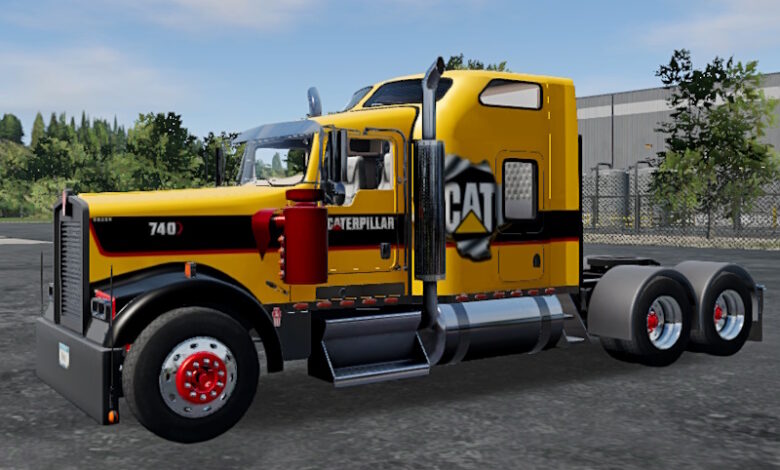 Truck Simulator Big Rigs Skin Kenworth W900.
