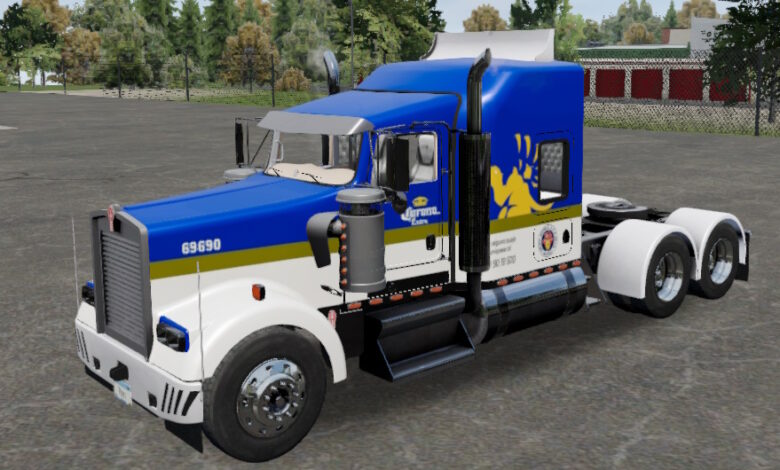 Truck Simulator Big Rigs Skin Kenworth W900.