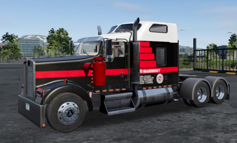 Truck Simulator Big Rigs Skin Kenworth W900.