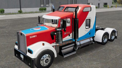 Truck Simulator Big Rigs Skin Kenworth W900