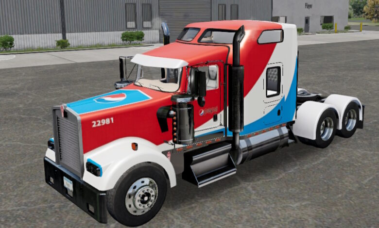 Truck Simulator Big Rigs Skin Kenworth W900
