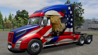 Truck Simulator Big Rigs Volvo VNL Skin.