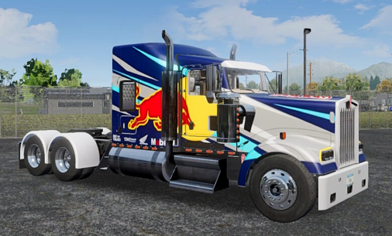 Truck Simulator Big Rigs Skin Kenworth W900.