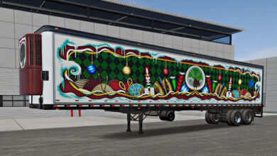 Truck Simulator Big Rigs skin Reefer Trailer.