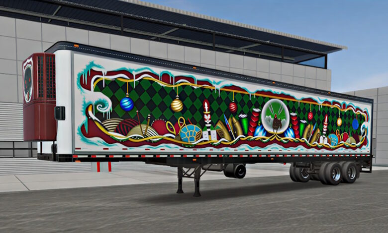 Truck Simulator Big Rigs skin Reefer Trailer.
