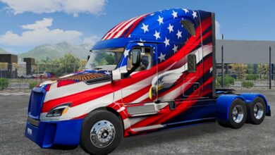 Skin Truck Simulator Big Rigs Freightliner Cascadia.