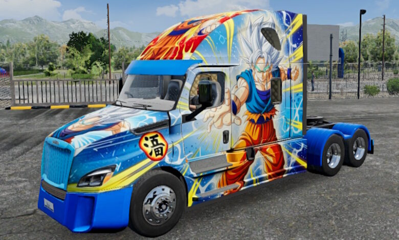 Skin Truck Simulator Big Rigs Freightliner Cascadia.