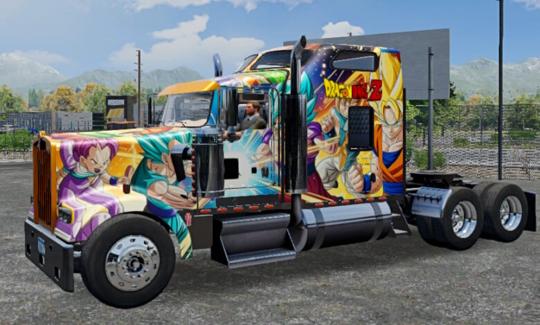 Truck Simulator Big Rigs Skin Kenworth W900.